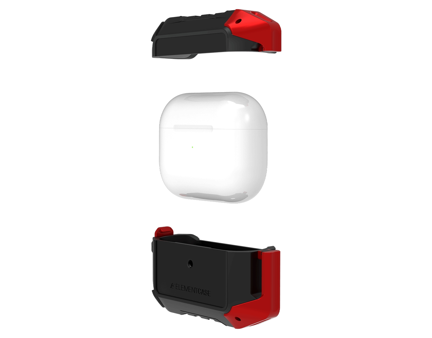 Element Case Black Ops for AirPods 3rd Gen | Black/Red
